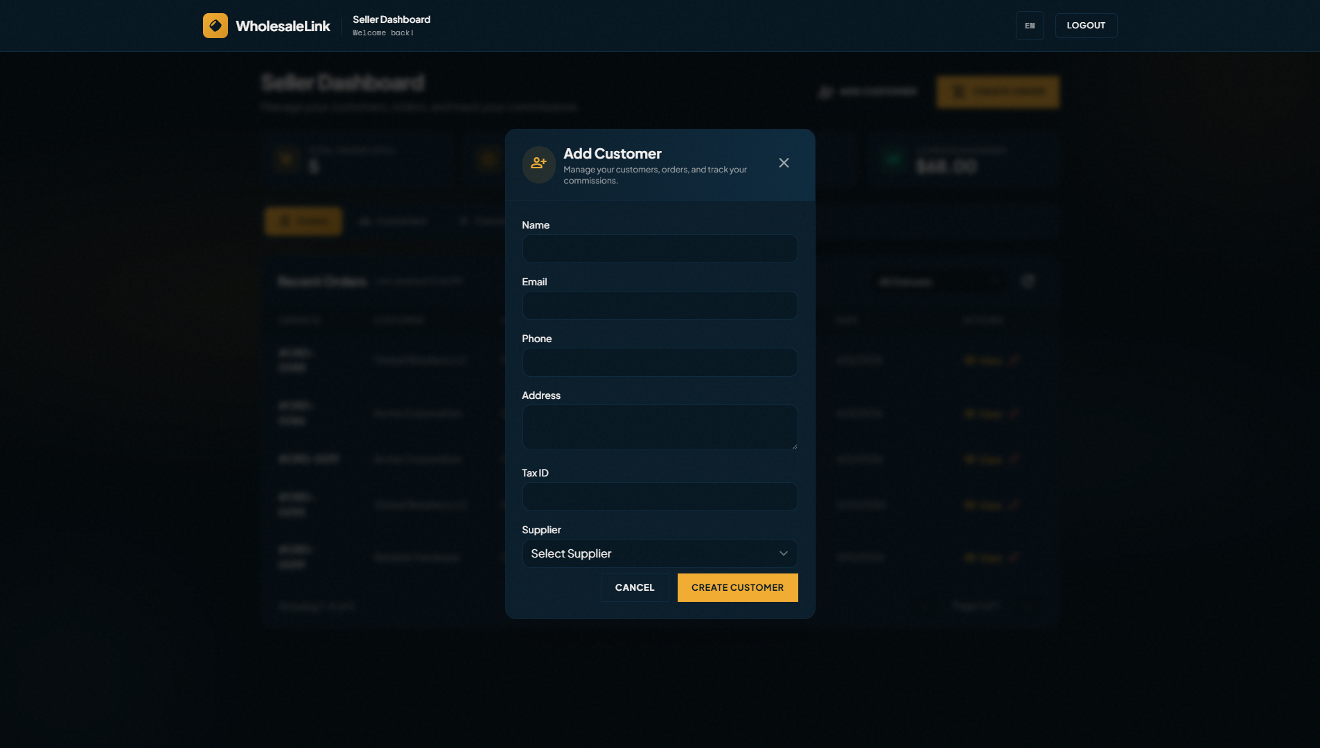 Create Customer