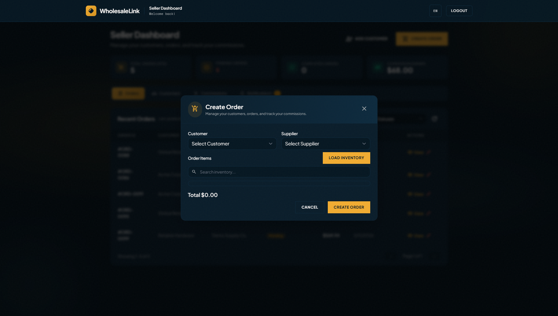 Create Order